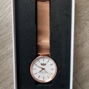 Hidden Hills Marina G1 Women's White/Rose Gold Watch